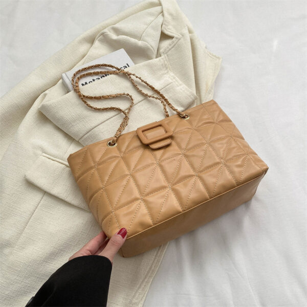 Luxury EmbroideryTote Bag Fashion PU Leather