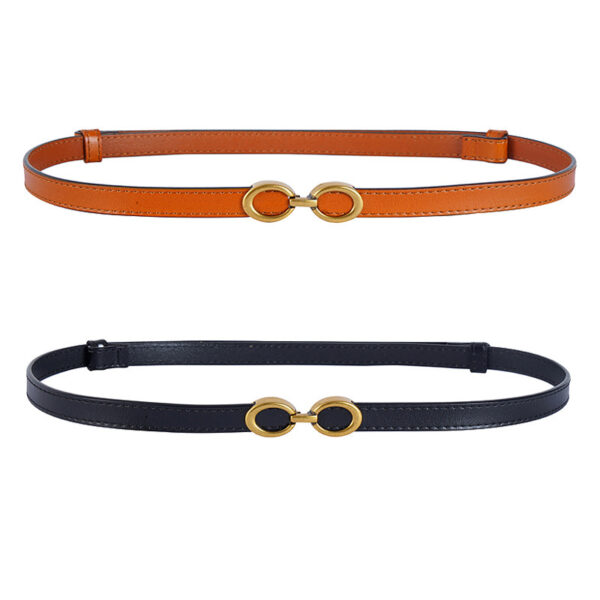 Single Circle Dress Waist Thin Belt
