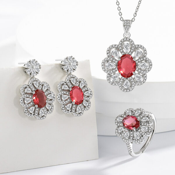 Luxury Earrings Necklace Jewelry Suit