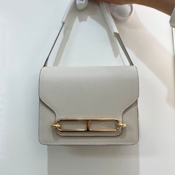 Genuine Leather Tofu Bag Trendy Crossbody