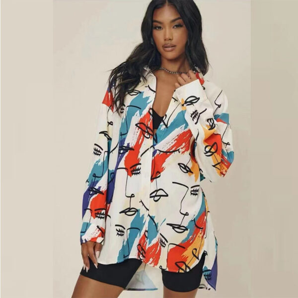 Women's  Cardigan Top Plus Size