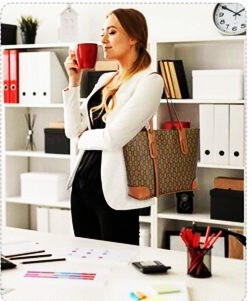 Ensemble Sac 4 Pieces Brun Femme Fem A Cafe